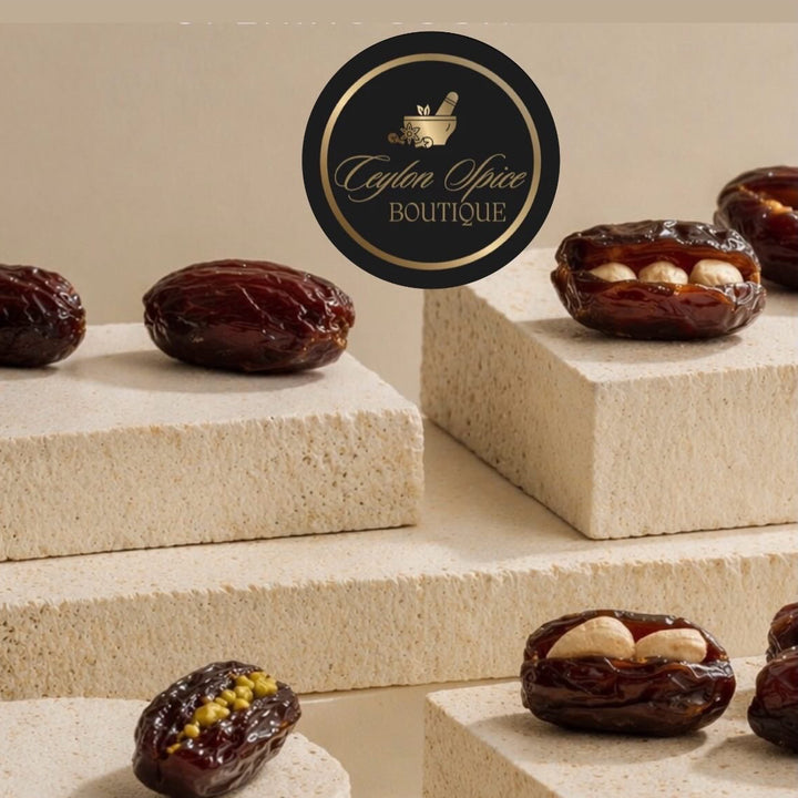 Dates Box Filled with Nuts