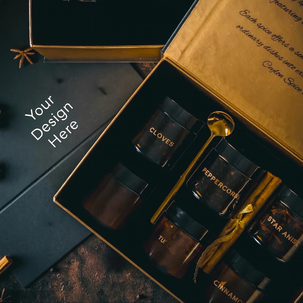 Customized Photo / Logo Printed Luxury Spice Box