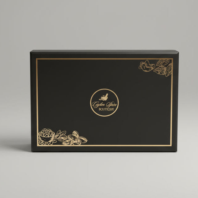 Dates Box Filled with Nuts
