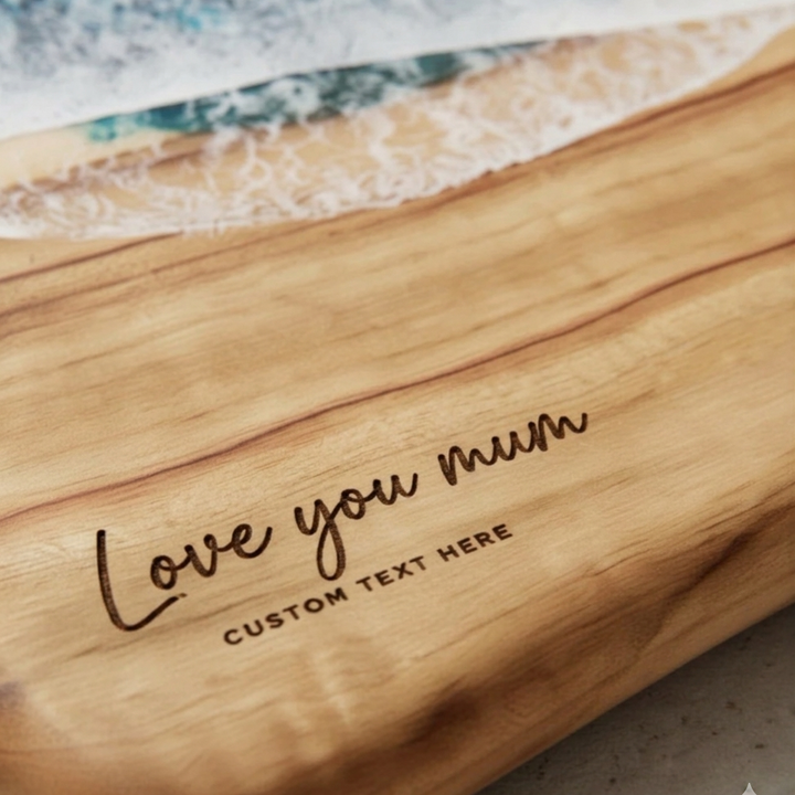 Handcrafted  Resin Board