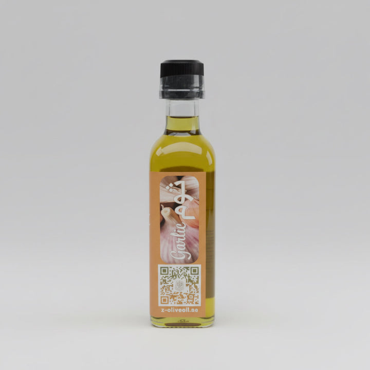 Organic Olive Oil Infused with Garlic - (60 ml)