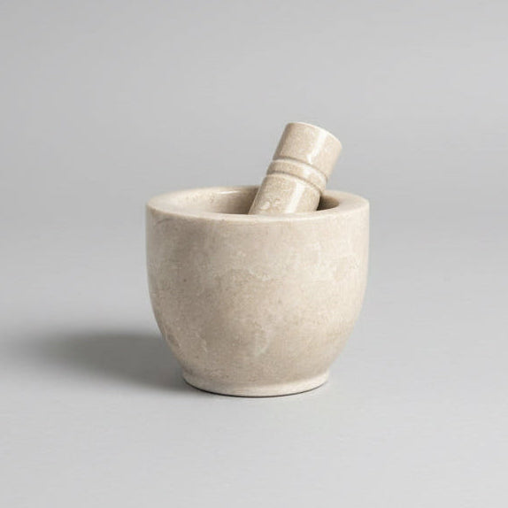 Marble Mortar &amp; Pestle — Handcrafted Elegance for Your Kitchen