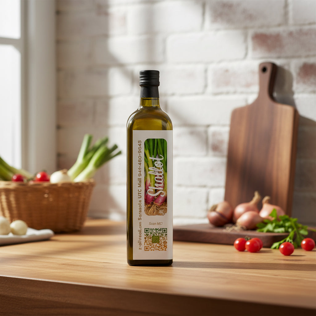 Organic Olive Oil Infused with Shallot  (250ml)